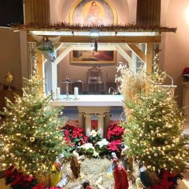 Szopka Bożonarodzeniowa parafia na górce